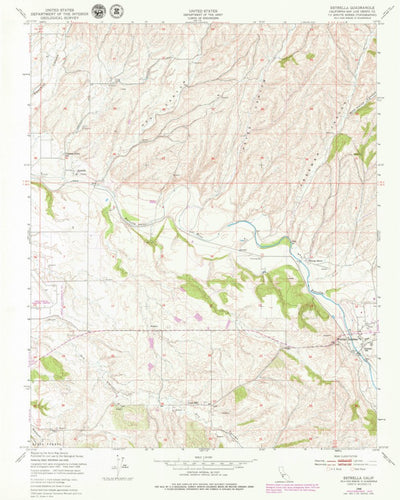 United States Geological Survey Estrella, CA (1948, 24000-Scale) digital map