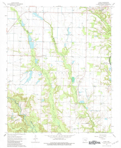 United States Geological Survey Ethel, AR (1967, 24000-Scale) digital map