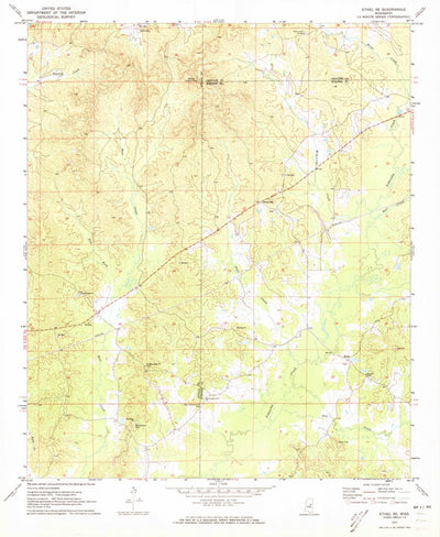 United States Geological Survey Ethel SE, MS (1972, 24000-Scale) digital map