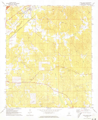 United States Geological Survey Ethel South, MS (1972, 24000-Scale) digital map