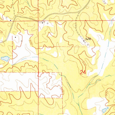 United States Geological Survey Ethel South, MS (1972, 24000-Scale) digital map