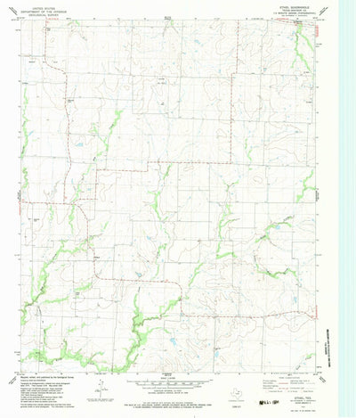 United States Geological Survey Ethel, TX (1982, 24000-Scale) digital map