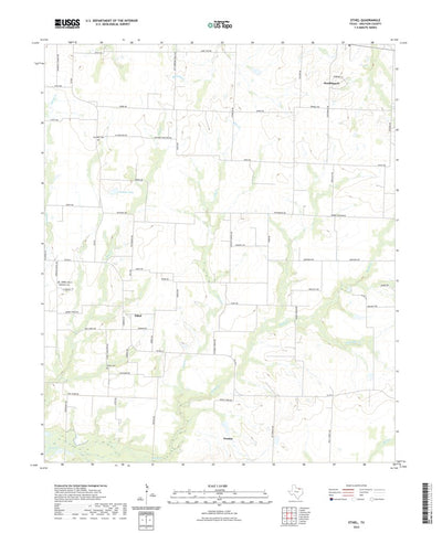 United States Geological Survey Ethel, TX (2022, 24000-Scale) digital map