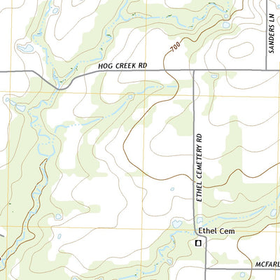 United States Geological Survey Ethel, TX (2022, 24000-Scale) digital map