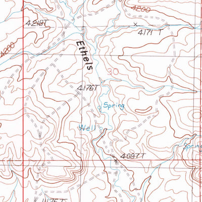 United States Geological Survey Ethels Coulee, MT (1986, 24000-Scale) digital map