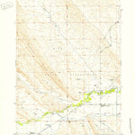 United States Geological Survey Ethete, WY (1951, 24000-Scale) digital map