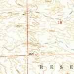 United States Geological Survey Ethete, WY (1951, 24000-Scale) digital map