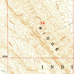 United States Geological Survey Ethete, WY (1951, 24000-Scale) digital map