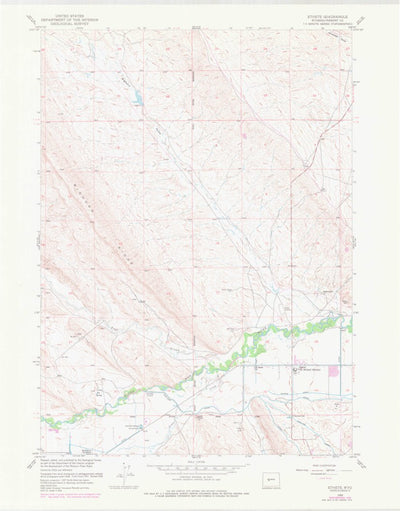 United States Geological Survey Ethete, WY (1959, 24000-Scale) digital map