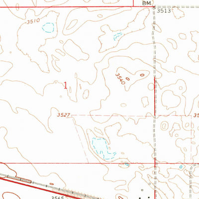 United States Geological Survey Ethridge, MT (1966, 24000-Scale) digital map