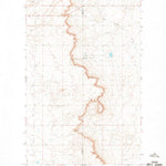 United States Geological Survey Ethridge NW, MT (1966, 24000-Scale) digital map