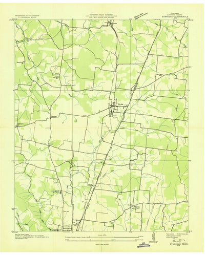 United States Geological Survey Ethridge, TN (1936, 24000-Scale) digital map