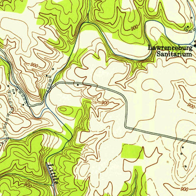 United States Geological Survey Ethridge, TN (1951, 24000-Scale) digital map