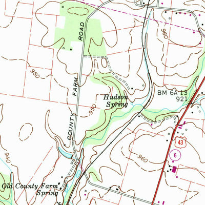 United States Geological Survey Ethridge, TN (1966, 24000-Scale) digital map