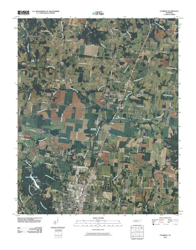 United States Geological Survey Ethridge, TN (2010, 24000-Scale) digital map