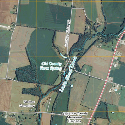 United States Geological Survey Ethridge, TN (2010, 24000-Scale) digital map