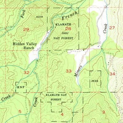 United States Geological Survey Etna, CA (1955, 62500-Scale) digital map