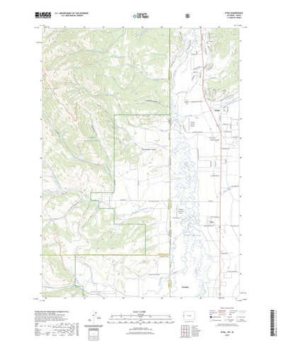 United States Geological Survey Etna, WY (2023, 24000-Scale) digital map