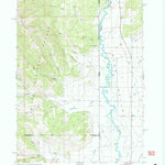 United States Geological Survey Etna, WY-ID (1966, 24000-Scale) digital map