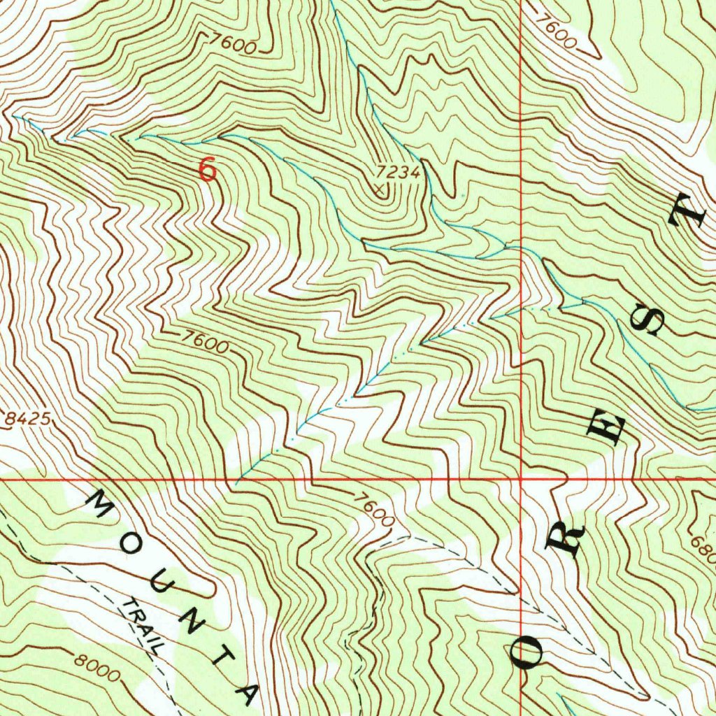 Etna, WY-ID (1966, 24000-Scale) Map by United States Geological Survey ...