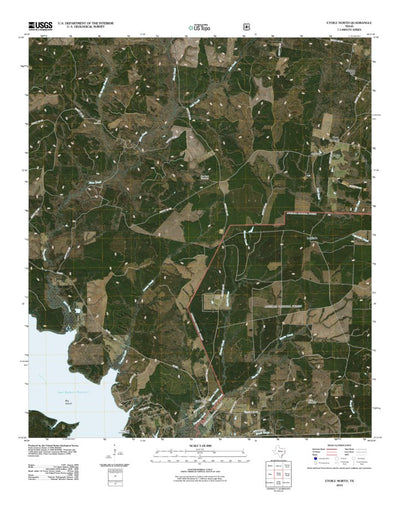 United States Geological Survey Etoile North, TX (2010, 24000-Scale) digital map
