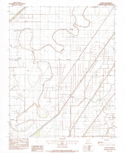 United States Geological Survey Etowah, AR (1983, 24000-Scale) digital map