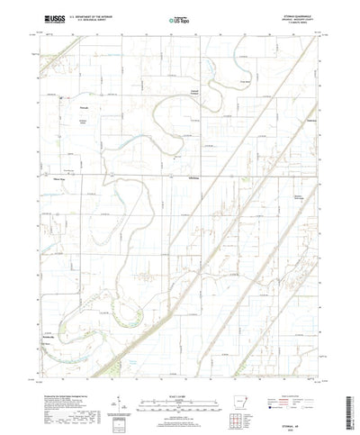 United States Geological Survey Etowah, AR (2020, 24000-Scale) digital map