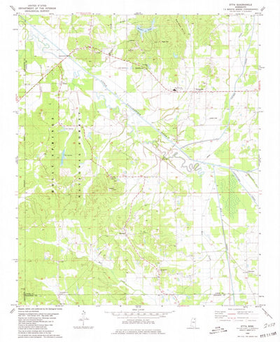 United States Geological Survey Etta, MS (1980, 24000-Scale) digital map