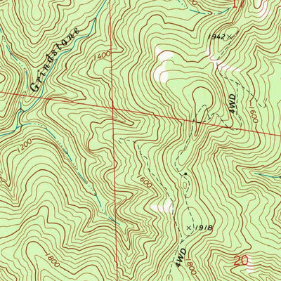 United States Geological Survey Ettersburg, CA (1969, 24000-Scale) digital map