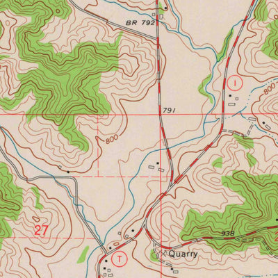 United States Geological Survey Ettrick, WI (1973, 24000-Scale) digital map