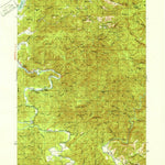 United States Geological Survey Euchre Mountain, OR (1942, 62500-Scale) digital map