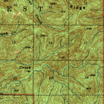 United States Geological Survey Euchre Mountain, OR (1943, 62500-Scale) digital map