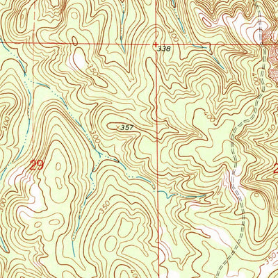 United States Geological Survey Eucutta, MS (1964, 24000-Scale) digital map