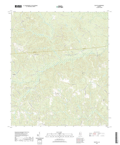 United States Geological Survey Eucutta, MS (2020, 24000-Scale) digital map