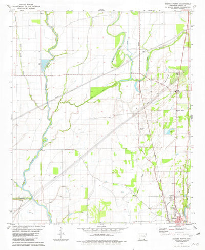 United States Geological Survey Eudora North, AR (1981, 24000-Scale) digital map