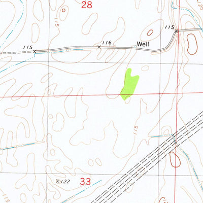 United States Geological Survey Eudora North, AR (1981, 24000-Scale) digital map
