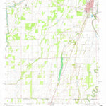 United States Geological Survey Eudora South, AR-LA (1981, 24000-Scale) digital map