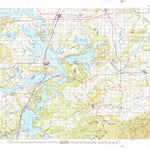 United States Geological Survey Eufaula, OK (1978, 100000-Scale) digital map