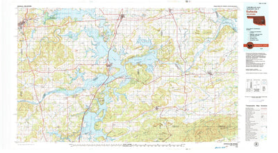 United States Geological Survey Eufaula, OK (1978, 100000-Scale) digital map