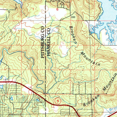 United States Geological Survey Eufaula, OK (1978, 100000-Scale) digital map