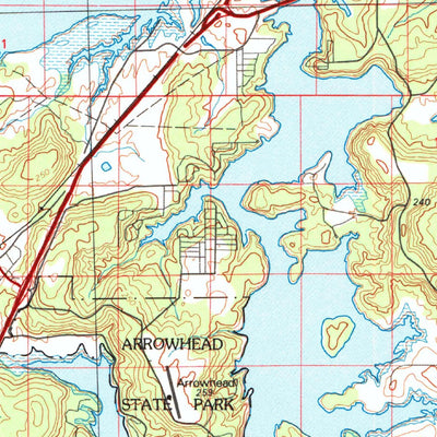 United States Geological Survey Eufaula, OK (1978, 100000-Scale) digital map