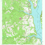 United States Geological Survey Eufaula South, AL-GA (1968, 24000-Scale) digital map