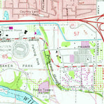 United States Geological Survey Eugene East, OR (1967, 24000-Scale) digital map
