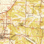 United States Geological Survey Eugene, MO (1951, 62500-Scale) digital map