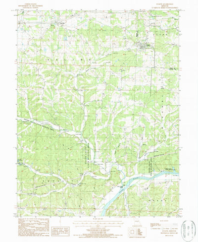 United States Geological Survey Eugene, MO (1987, 24000-Scale) digital map