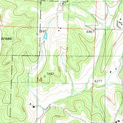United States Geological Survey Eugene, MO (1987, 24000-Scale) digital map