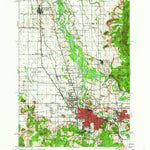 United States Geological Survey Eugene, OR (1946, 62500-Scale) digital map