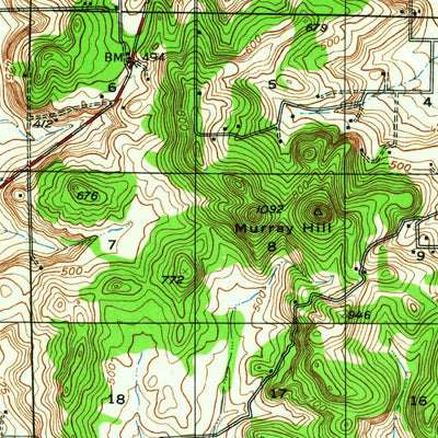 United States Geological Survey Eugene, OR (1946, 62500-Scale) digital map