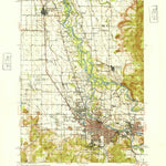 United States Geological Survey Eugene, OR (1949, 62500-Scale) digital map