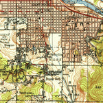 United States Geological Survey Eugene, OR (1949, 62500-Scale) digital map